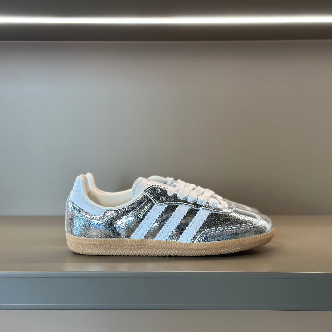 Adidas Samba Metallic Argento | Sneakers Samba Silver Donna | AFTER