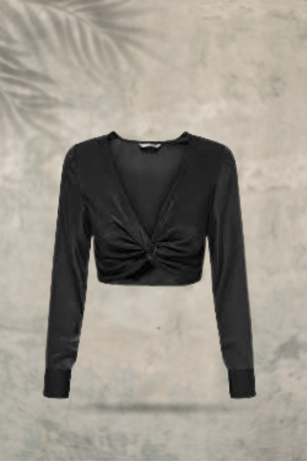 OnlMille L/S Cropped Top