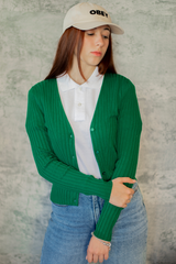 Button Cardigan Knit