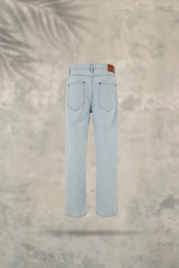 Small Signature Tapared Five Pocket Denim