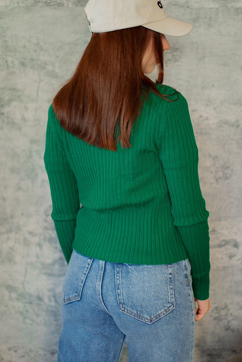 Button Cardigan Knit