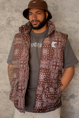 Paisely Puffer Vest