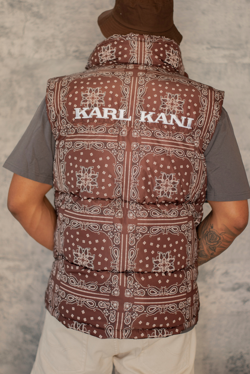 Paisely Puffer Vest