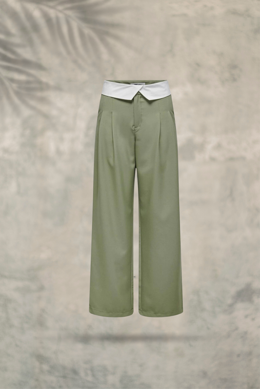 Onldiane HW Fold-Down Pant