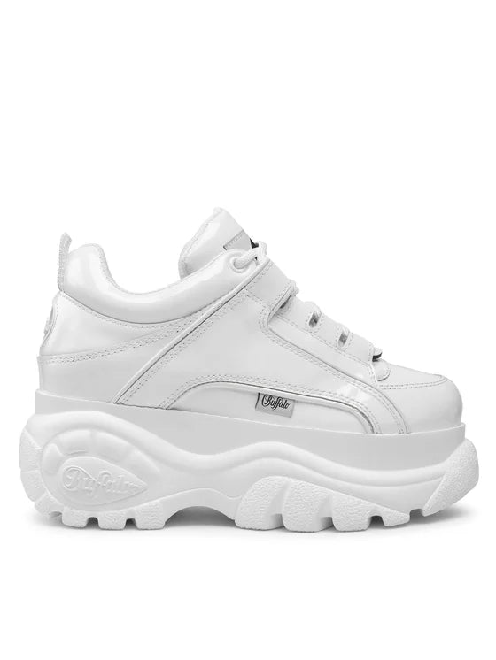 Buffalo London White leather Platform