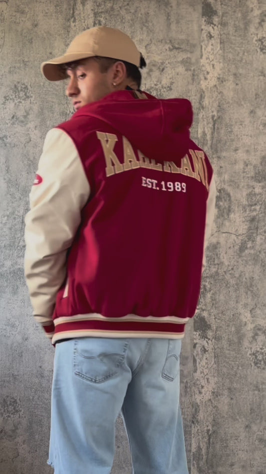 KK Retro Patch Hooded Block College