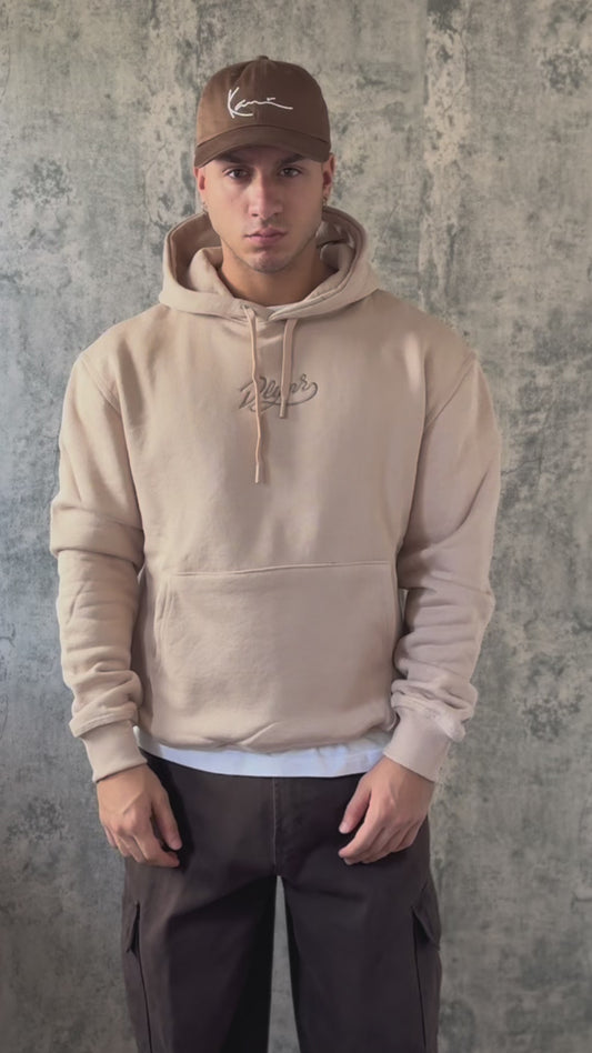 Signature Hoodie Beige