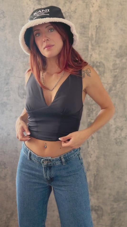Deep V-Neck Top