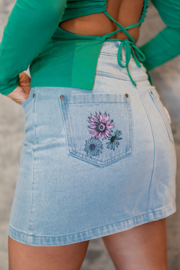 Denim Skirt