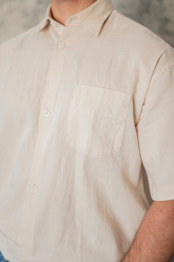 LINEN SHORT SLEEVED SHIRT