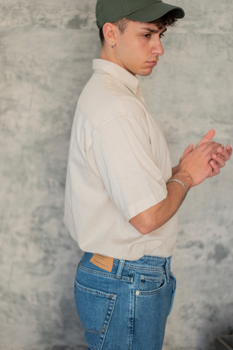 LINEN SHORT SLEEVED SHIRT
