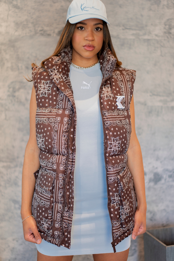 Paisely Puffer Vest